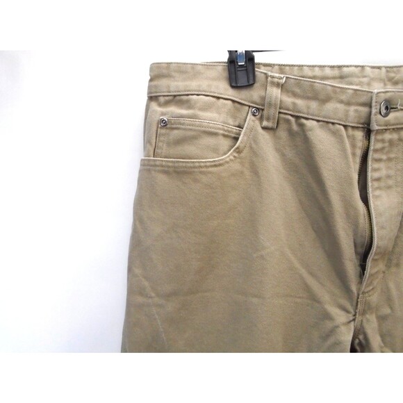 Duluth Trading Pants Mens Size 40x30 Beige Fire Hose Straight Leg Fend of Finish - Picture 5 of 11